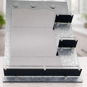 Mirror 80x60cm with 3 Shelves