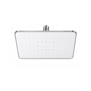 Shower Head White and Chrome