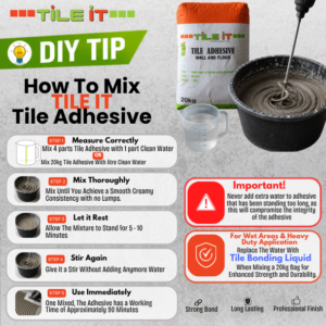 How to Mix Tile it Tile Adhesive