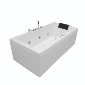 Spa Bath with Jets Rect 1720x800x650