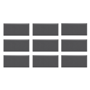 Dark Grey Plain Subway Tile